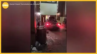 Car crashes into Chabad World Headquarters in Brooklyn