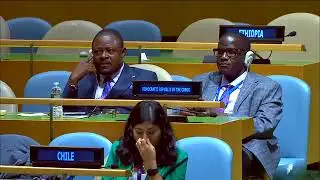 Rwanda's Minister for Foreign Affairs Olivier Nduhungirehe delivers a compelling address at UNGA2025