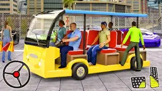 Shopping Mall Radio Taxi Driving - Supermarket Car Parking Game | Android Gameplay