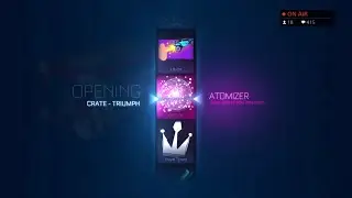 INSANE CRATE LUCK! ATOMIZER FROM TRIUMPH CRATE OPENING! Rocket League