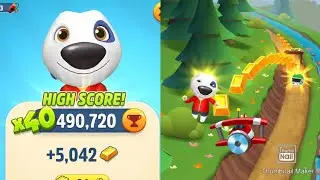 Talking Tom Gold Run speed 2023 // Talking Hank Tom Gold Run best  Gameplay