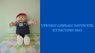 Adult Doll Collector Vintage Cabbage Patch Kid KT Factory 1985👶
