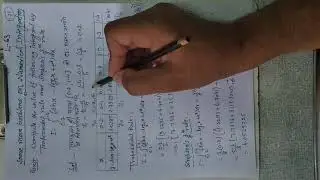 Numerical Analysis(Some more problems on Numerical Integration using Trapezoidal,Simpson's Rule)L-63