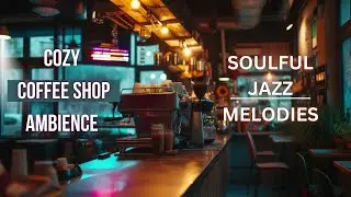 Cozy Coffee Shop Ambience ☕🎶 Soulful Jazz Melodies for Relaxation, Focus & Productivity