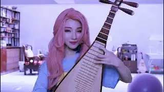 Seraphine - Childhood Dreams 萨勒芬妮  cosplay PiPa Chineselute 英雄联盟