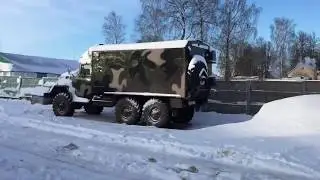 Заводим ЗИЛ 131 на улице -28! Ваши ставки?