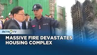 Hong Kong Leader Visits Deadly Tai Po Fire Site as Search Continues