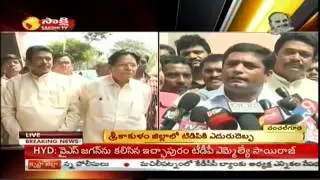 Ichchapuram TDP MLA P  Sairaj meets Y S  Jagan Mohan Reddy in jail, to join YSRCP