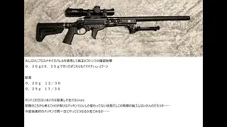 VSR ONE(P)　愛知県フォートレスの45mレンジで０．２０ｇ～０．２５ｇの確認射撃