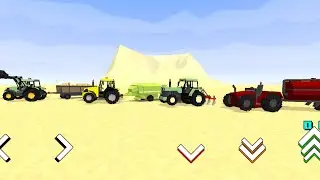 Tractor's Accessories - Blocky Farm And Racing Simulator | FineCollection | Game Play Android & Ios