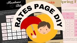 Rates page DIY ❤️☂️