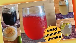 5 Refreshing Summer Drinks | Easy Summer Drinks | 5 Summer drink Recipes | Cold Drinks For Summer |