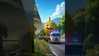 ❤️Evolution of Catapillar: Big Durian Fruit Transport in Truck 6 🥰  #cat #cute #love #shorts