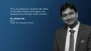 Mr. Santosh MG | Dean | People Tree Education Society