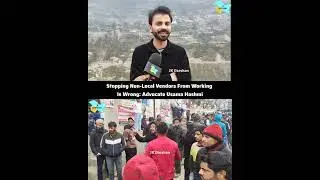 Stoppi&pi;g Non-Local Vendors From Working Is Wrong: Advocate Usama Hashmi.
