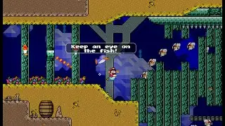 Waddle Waddle Grotto - Super Mario Construct custom level