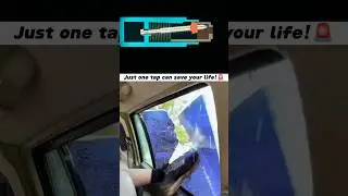 How a Car Window Breaker Works in Emergencies! 🚗💥