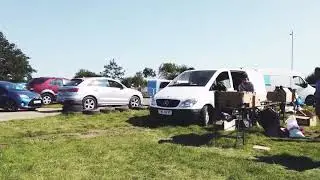 Collier Row car boot fair in Romford  Essex  UK