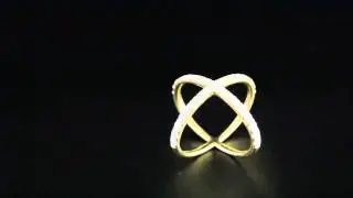Ladies Diamond Criss Cross Ring