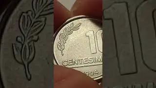 Uruguay 1994 10 Centimos Coin #shorts