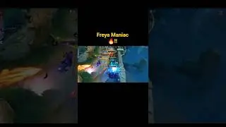 ⚡ Freya Full Rage MANIAC! OP Combo | Mobile Legends #MLBBMYHERO, #MLBBCreator, #2025MYHERO, #MLBB