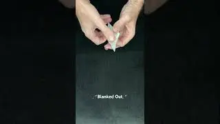 Magic Card Trick - Blanked Out #magic #shorts