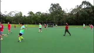 Soccer with students and staff at UOW