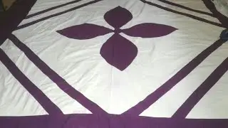 Hand embroidery : Applique work bed sheet design