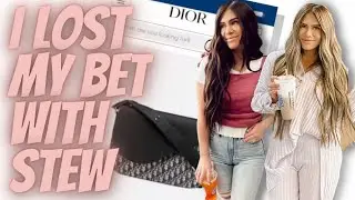 I LOST OUR BET! I'M BRONDE AND STEW HAS A NEW DIOR BAG | JZ STYLES