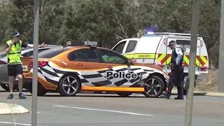 ACT Police & ACT Fire & Rescue Responding during a Bushfire Emergency in Canberra - January 2020