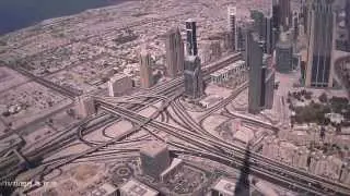PERSIAN GULF AND DUBAI CITY FROM BURJ KHALIFA