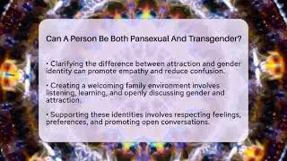 Can A Person Be Both Pansexual And Transgender? - Queer Family Life