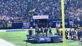 Eli Manning Ring of Honor Ceremony September 26, 2021 Giants Stadium