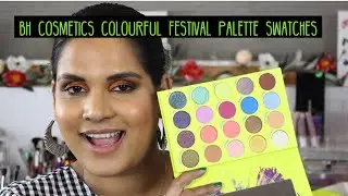 BH COSMETICS COLORFUL FESTIVAL SWATCHES | Karen Harris Makeup