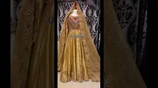 Golden Elegance #foryou #fashion #desicouture #bridalcouture #trending #dress #wedding #celebrity