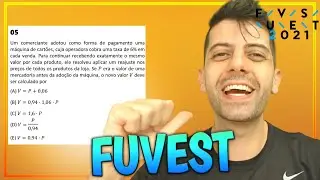 FUVEST 2021 - Q5 Mat - Um comerciante adotou como forma de pagamento uma m&aacute;quina de cart&otilde;es