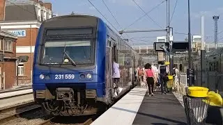 D&eacute;part du Train TER HDF K52 en gare de B&eacute;thune !