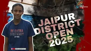 RIDHI | Badminton GS U15 match | Jaipur District Tournaments