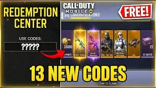 *NEW* ALL 13 WORKING CP COD MOBILE REDEEM CODES JULY 2026 | CODM ALL WORKING CP REDEEM CODES 2026