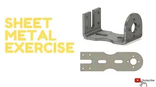FUSION 360 İLE SAC METAL UYGULAMASI (SHEET MEAL EXERCISE)