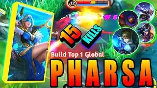 ✅ Pharsa 2023 Guide । Pharsa Best Build and Emblem Set 2023 ! Top 1 Global build