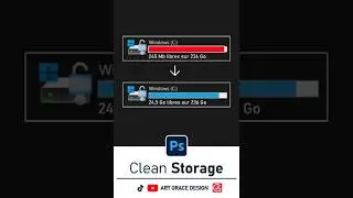 comment supprimer les fichiers temporaires dans le pc ? #shortvideo #video #cleaning #storage #art