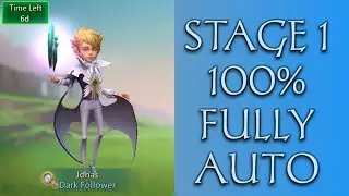 Limited Challenge Darkness Calls Stage 1 Fully Auto | Dark Follower | Jonas #lordsmobile #jonas