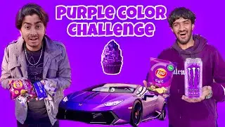 USING ONLY PURPLE COLOR FOR 24 HOURS 