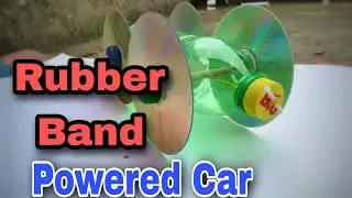 High speed car | Rubber band powered car | How to make speed car