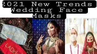 2021#New #Trending #Wedding #FaceMasks Bridal Face Masks |I new trending matchingbridal face mask