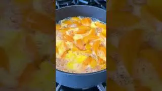 Mango apricot jam on ricotta toast