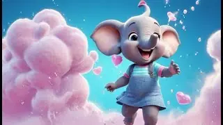 Ellie Elephant Sprays the Sky | Fun Water Play Song for Kids | Animal Rhymes in English