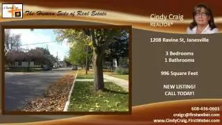 3 Bedroom Single Family Investment Property Janesville WI 53545