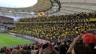 VfB Stuttgart - VfL Bochum Cannstatter Kurve Choreo 15.10.2022